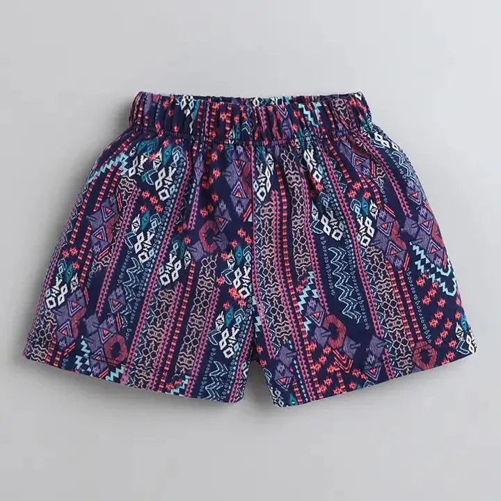 Abstract Printed Short