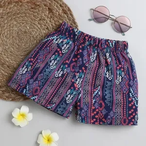 Abstract Printed Short