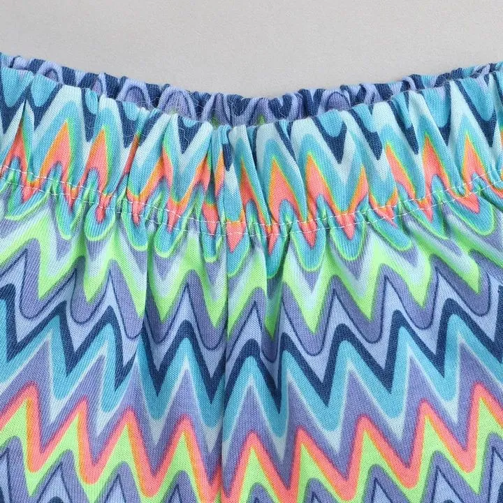 Abstract Printed Shorts