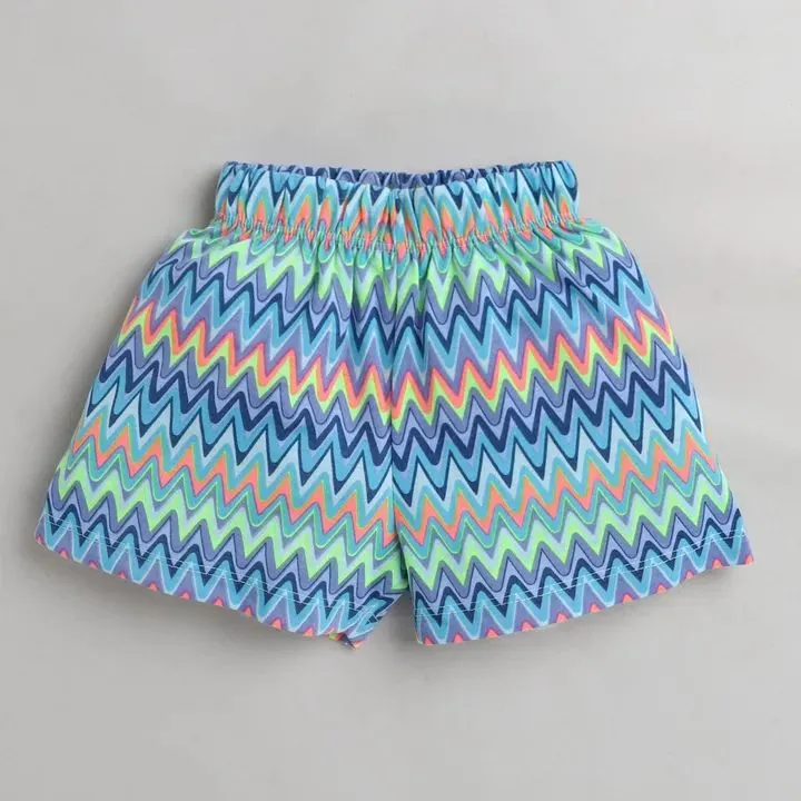 Abstract Printed Shorts