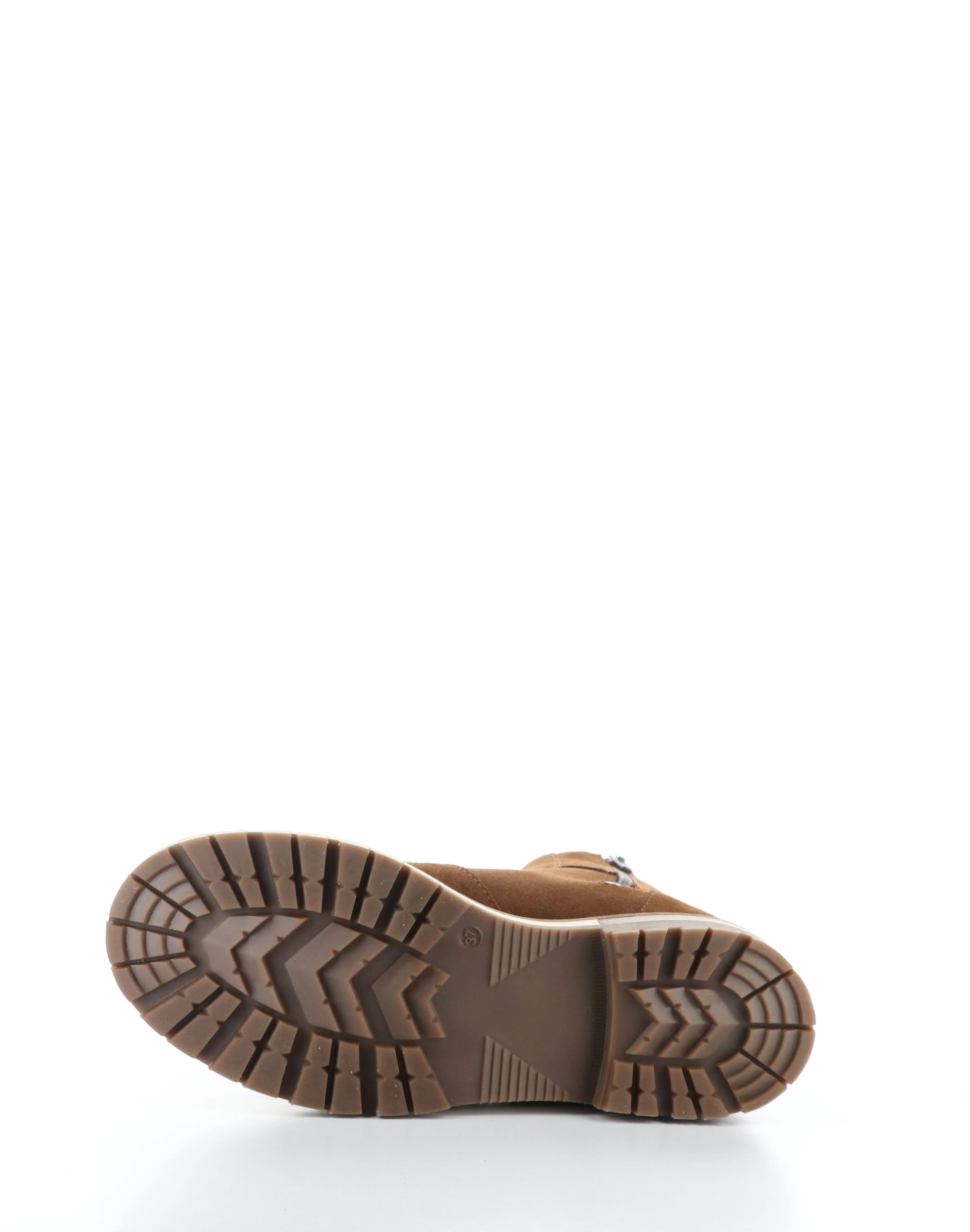 ADA NUT/BEIGE Round Toe Boots