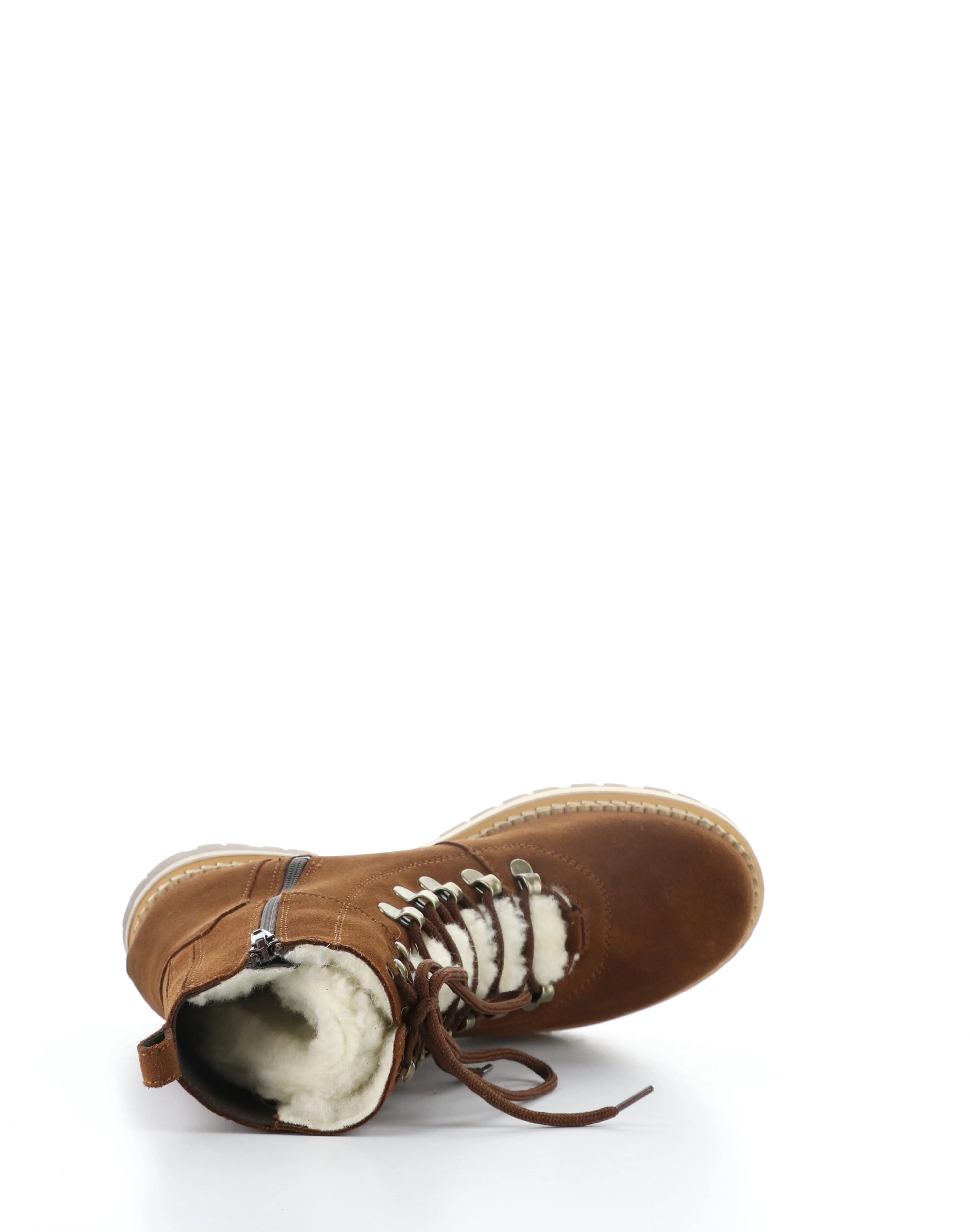 ADA NUT/BEIGE Round Toe Boots