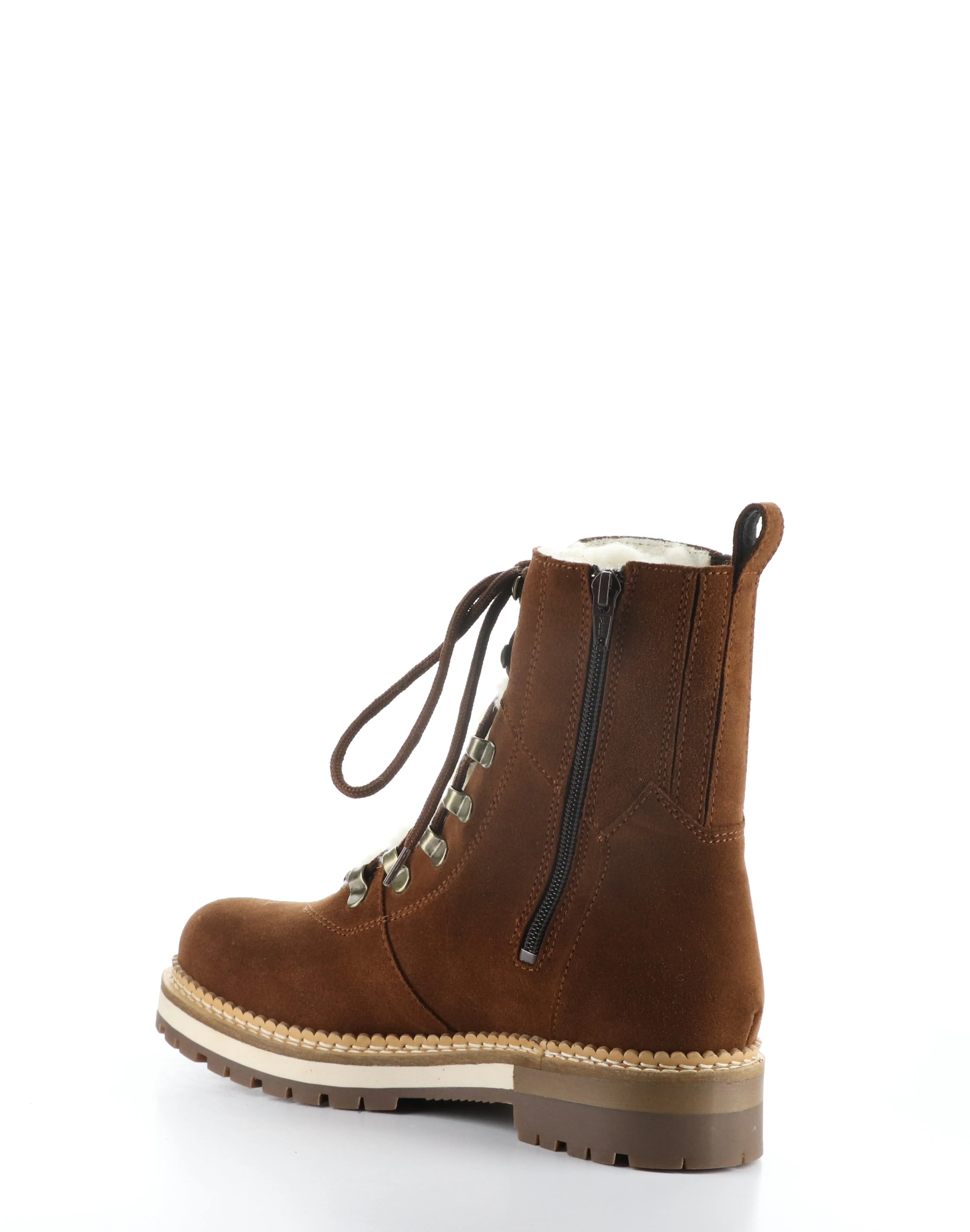 ADA NUT/BEIGE Round Toe Boots