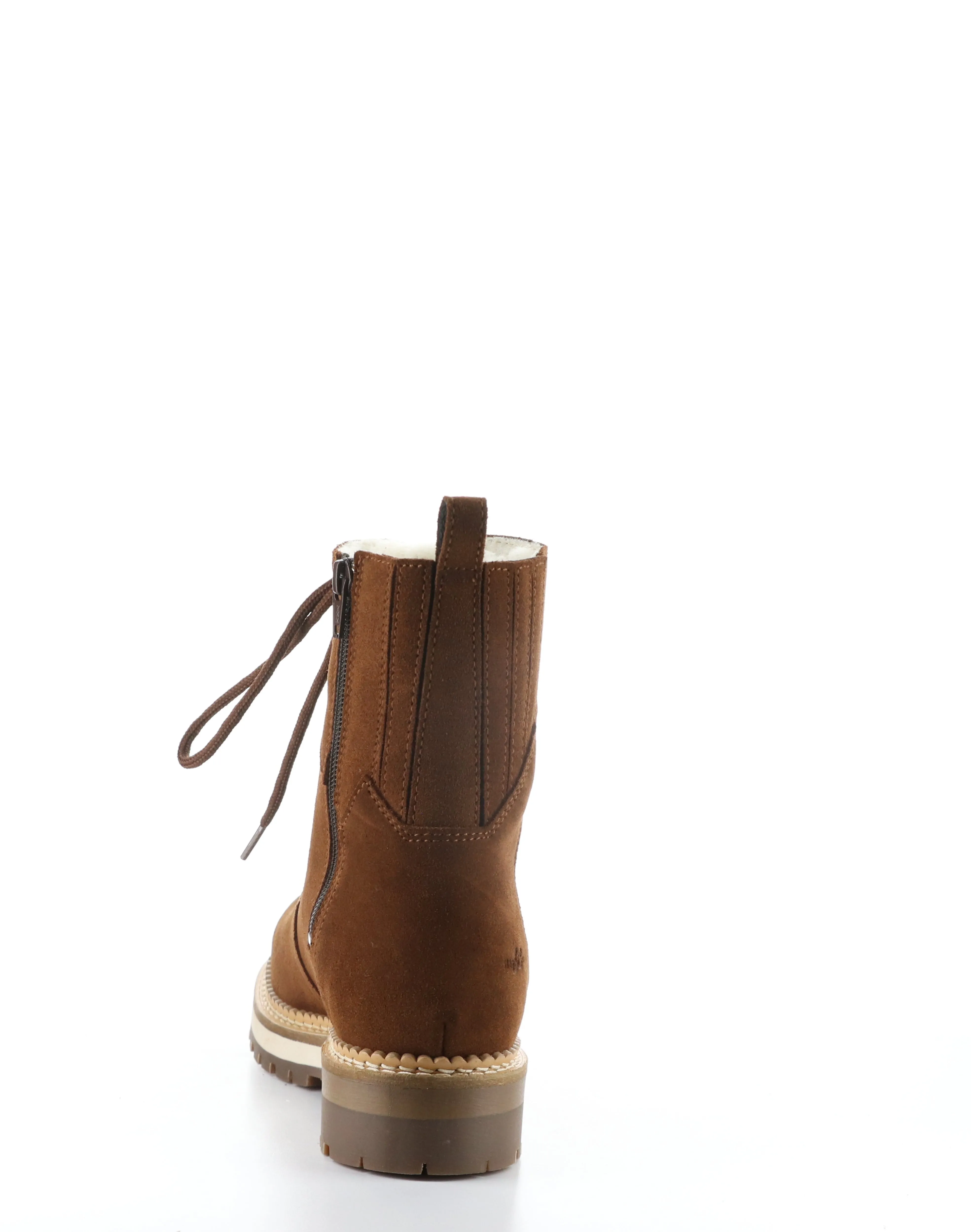 ADA NUT/BEIGE Round Toe Boots