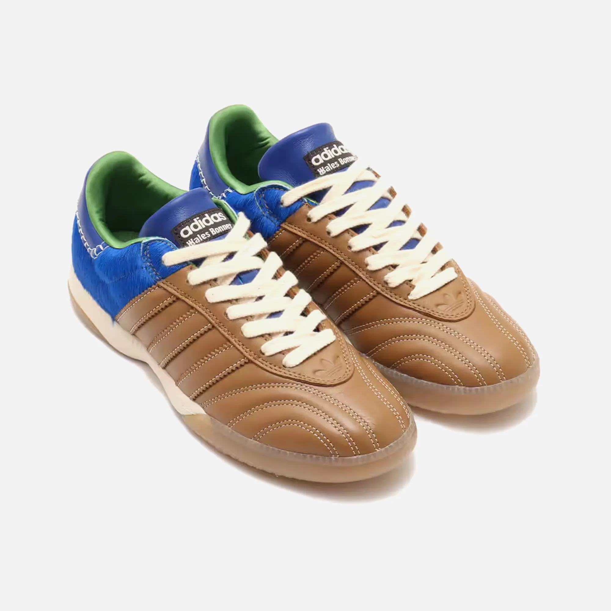 Adidas Wales Bonner x Samba Millennium 'Nappa Pack - Brown Royal Blue'