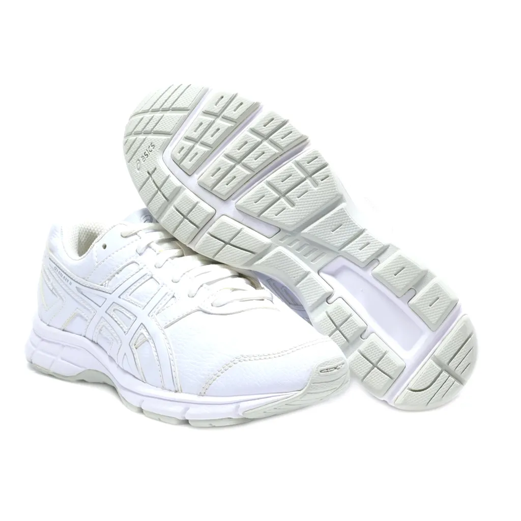 Asics Gel-Galaxy 8 Sport Shoes Leather White Colour For Kids
