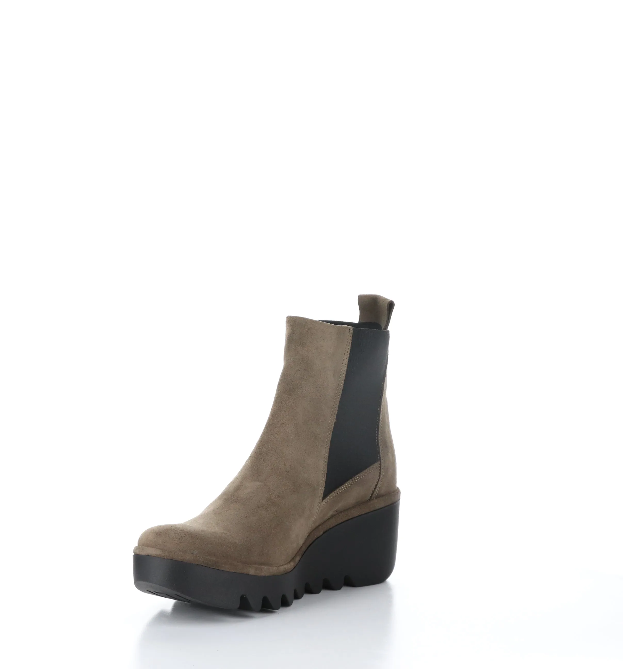 BAGU233FLY Taupe Round Toe Boots