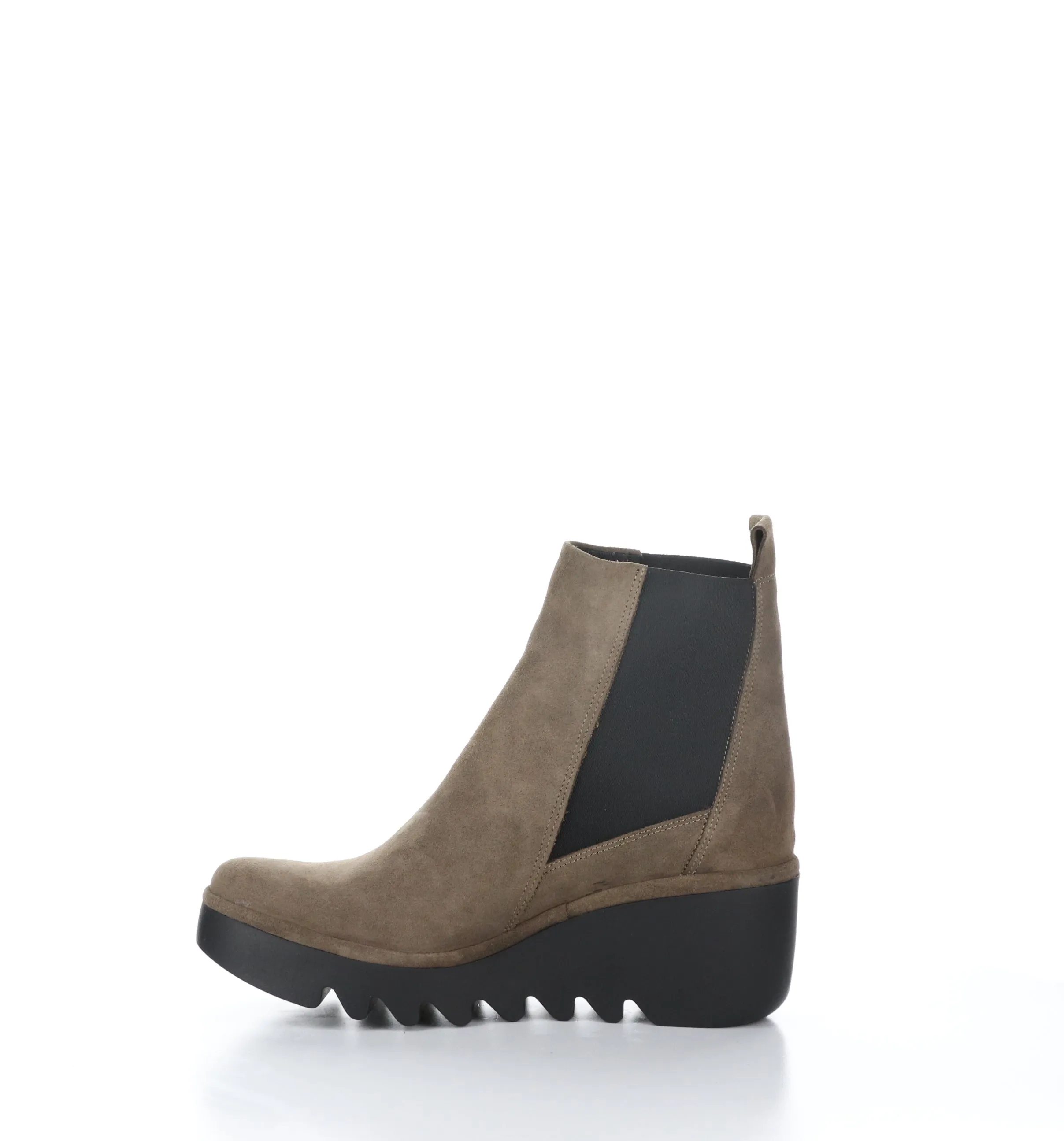 BAGU233FLY Taupe Round Toe Boots