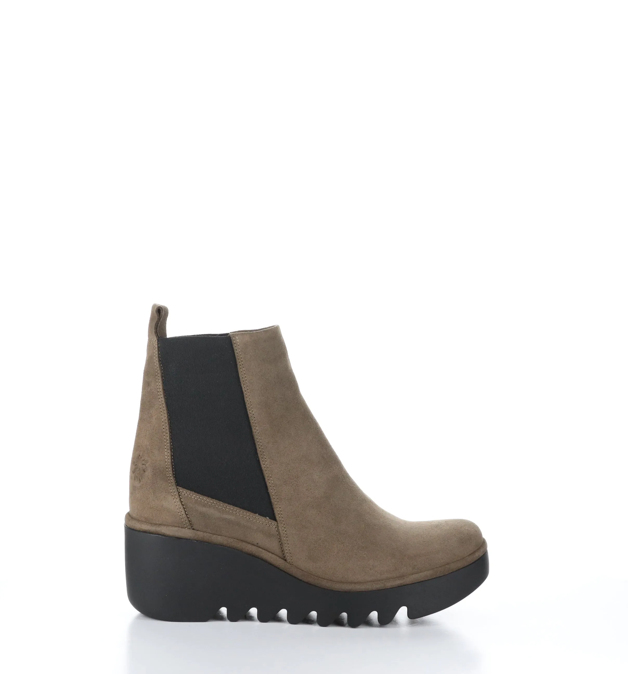 BAGU233FLY Taupe Round Toe Boots