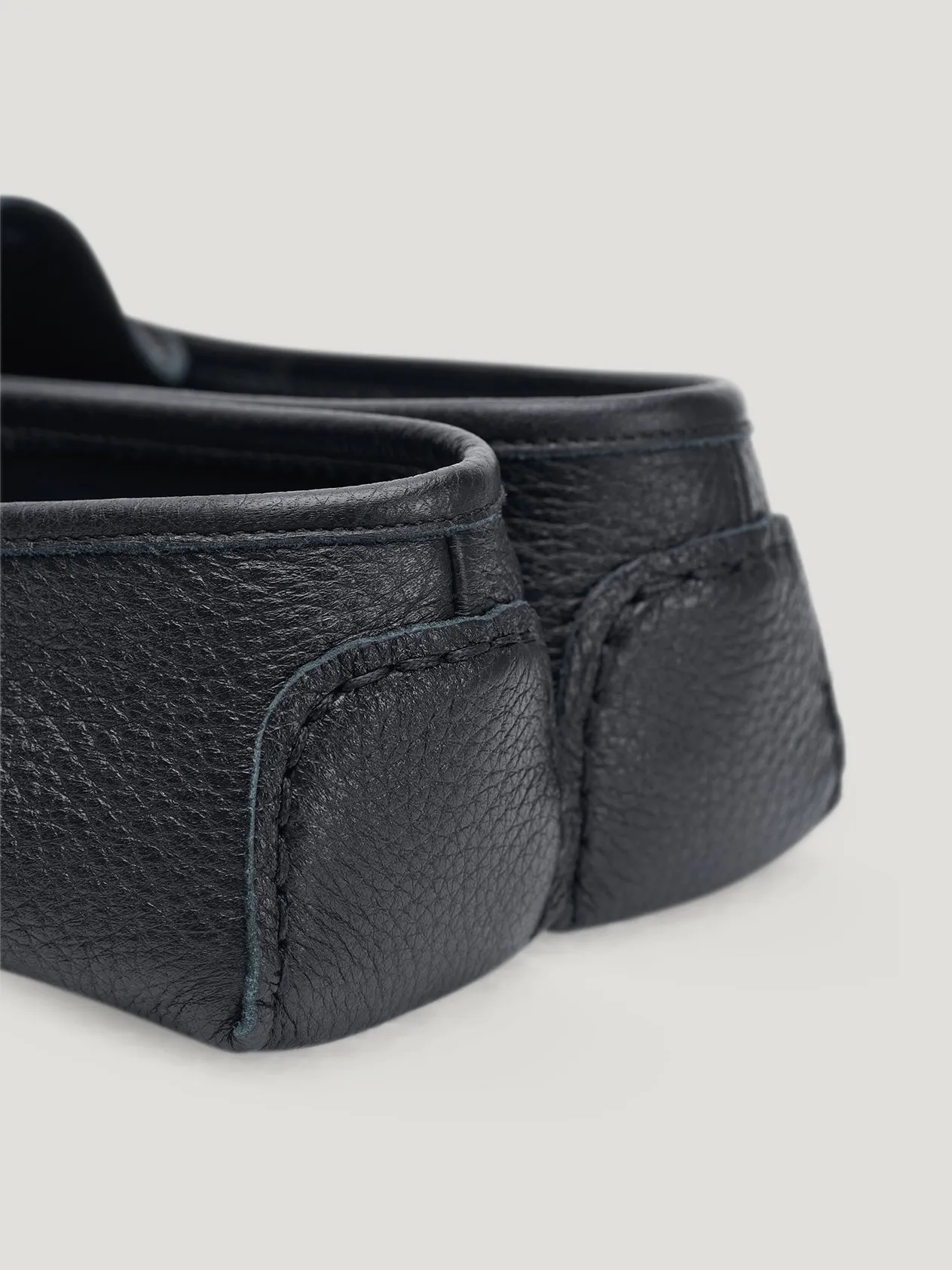 Black/Grey Cashmere House Slippers