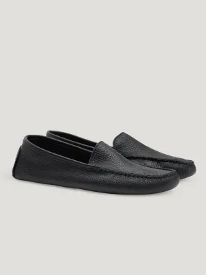 Black/Grey Cashmere House Slippers