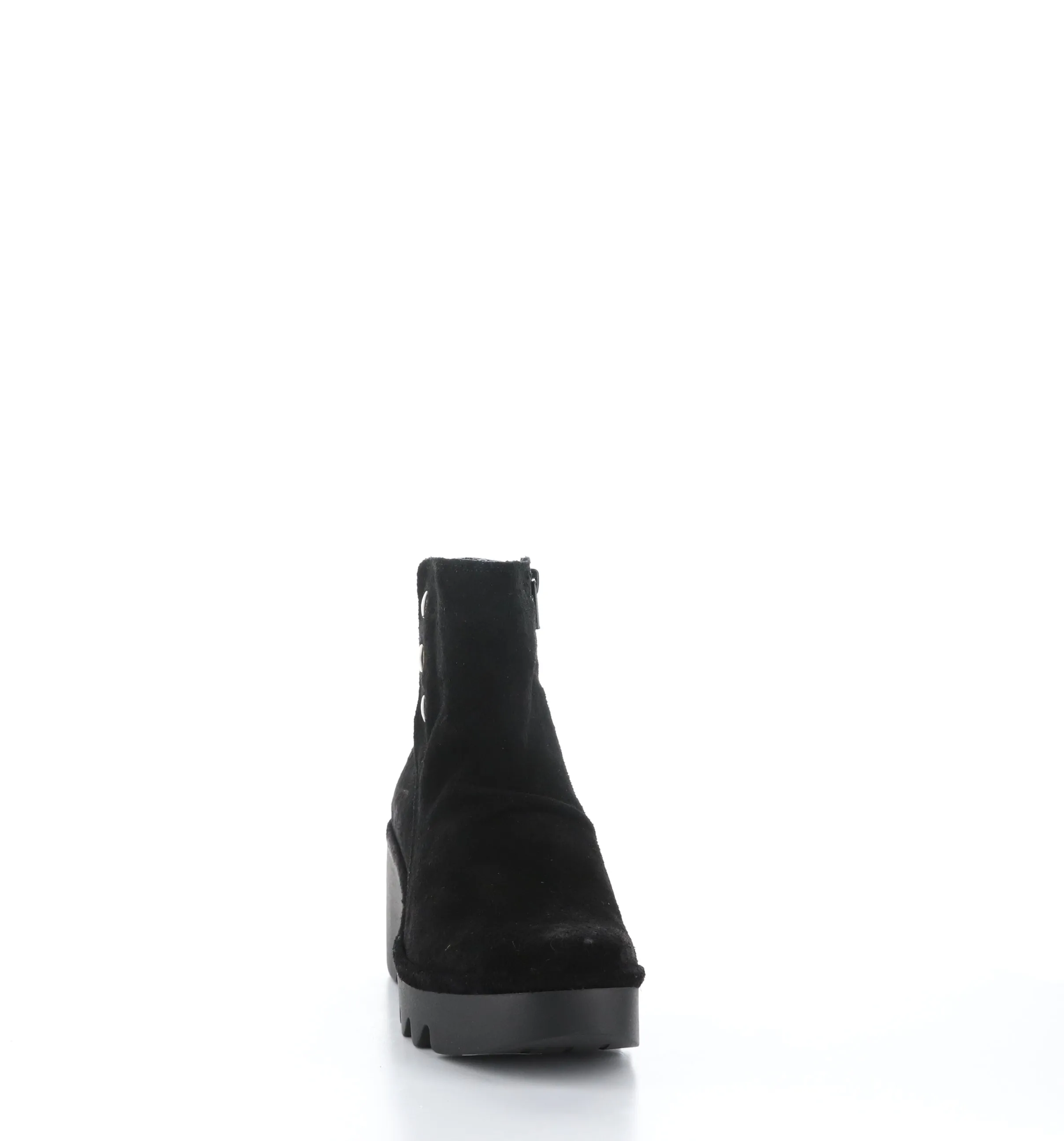 BROM344FLY Black Zip Up Ankle Boots|BROM344FLY Bottines avec Fermeture Zipp��e in Noir