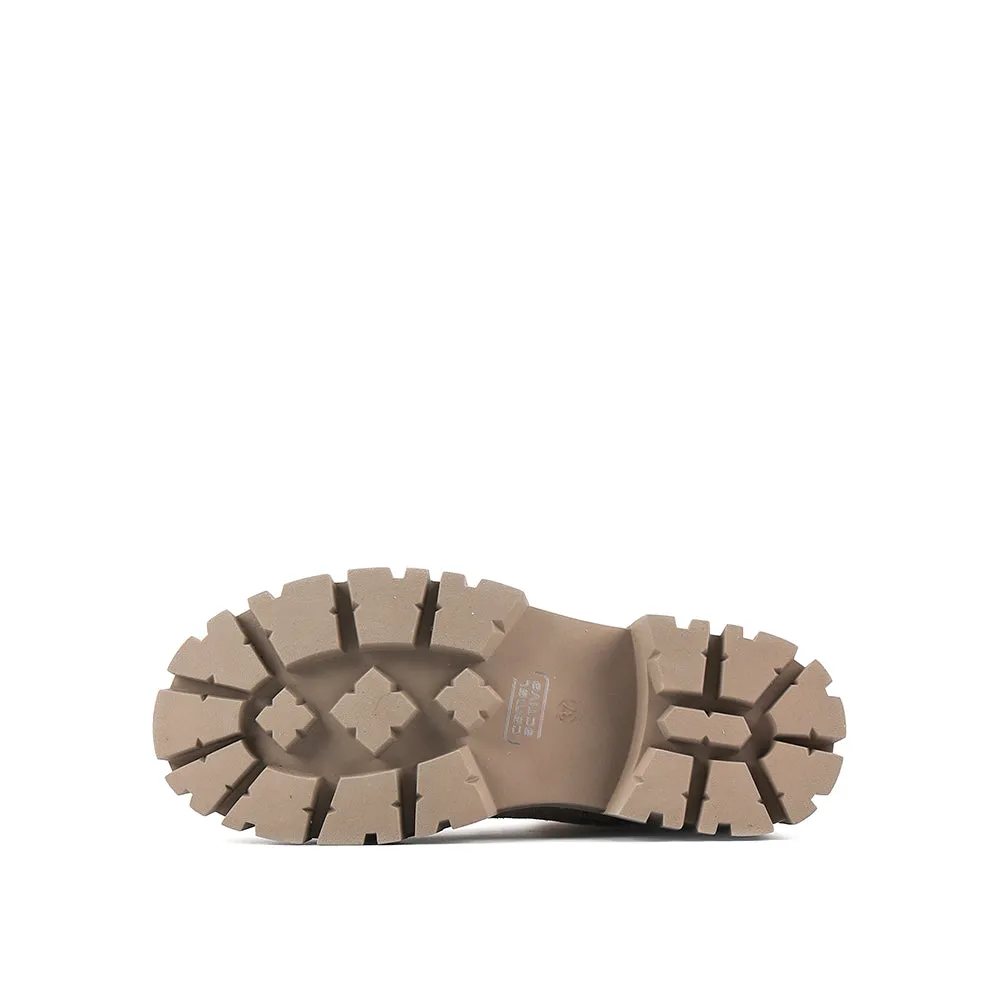 camel active Women Anna Platform Combat Boots -712404-SN01-63-TAUPE