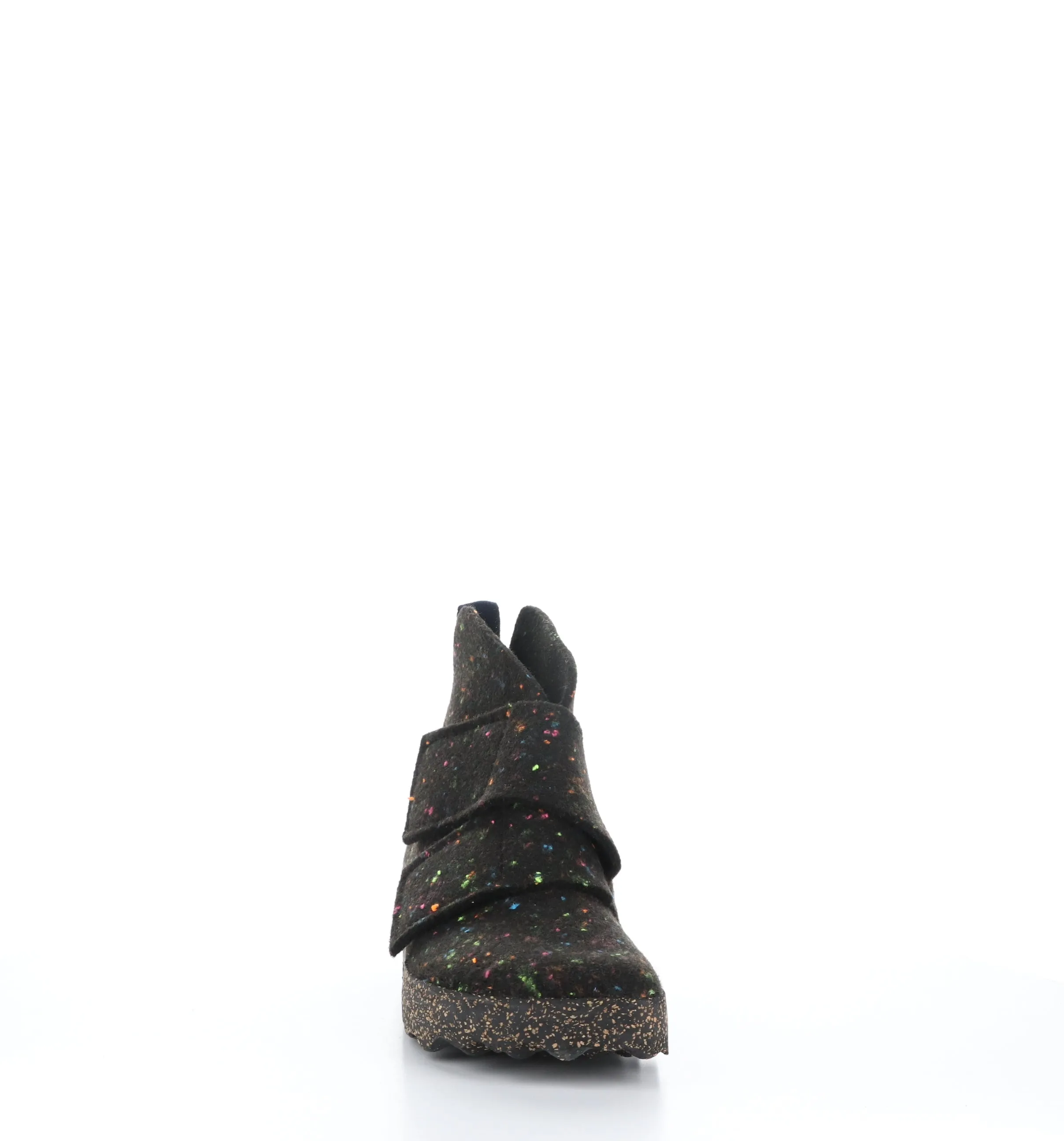 CASE020ASP Black Round Toe Boots|CASE020ASP Bottes �� Bout Rond in Noir