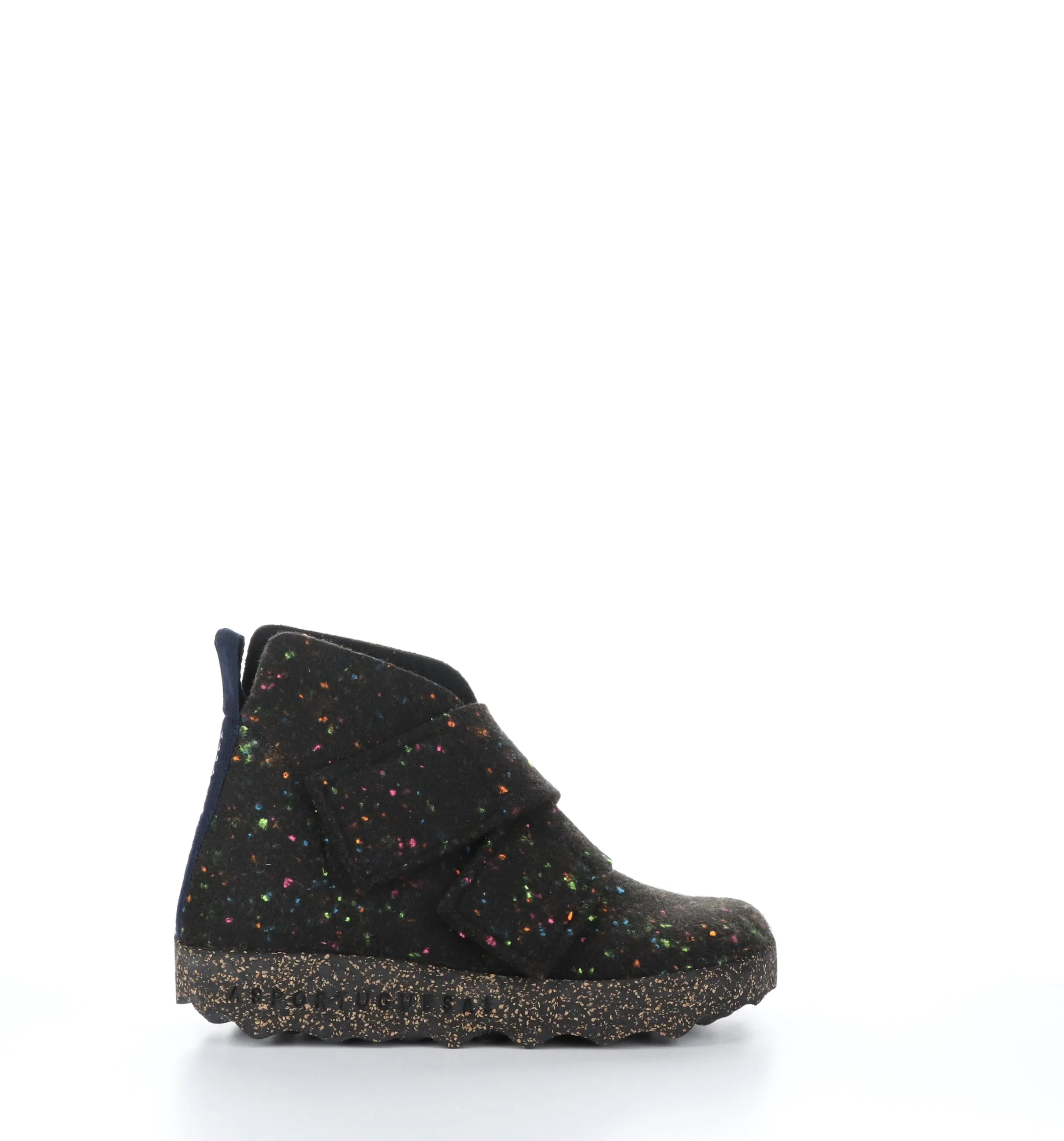 CASE020ASP Black Round Toe Boots|CASE020ASP Bottes �� Bout Rond in Noir