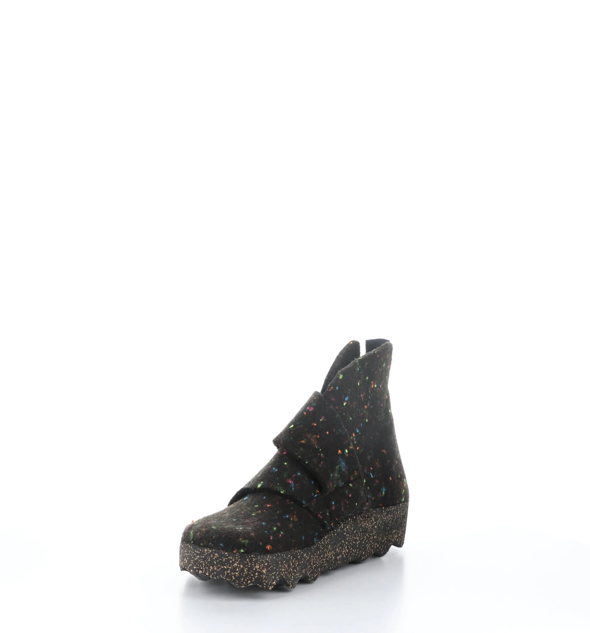 CASE020ASP Black Round Toe Boots|CASE020ASP Bottes �� Bout Rond in Noir