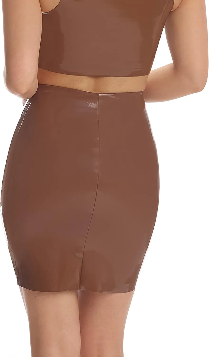 commando Faux Patent Leather Miniskirt SK09