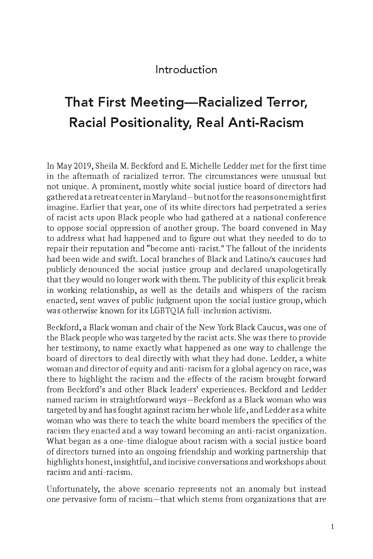 Doing Anti-Racist Business: Dislodging and Dismantling Racism with the 4REALS