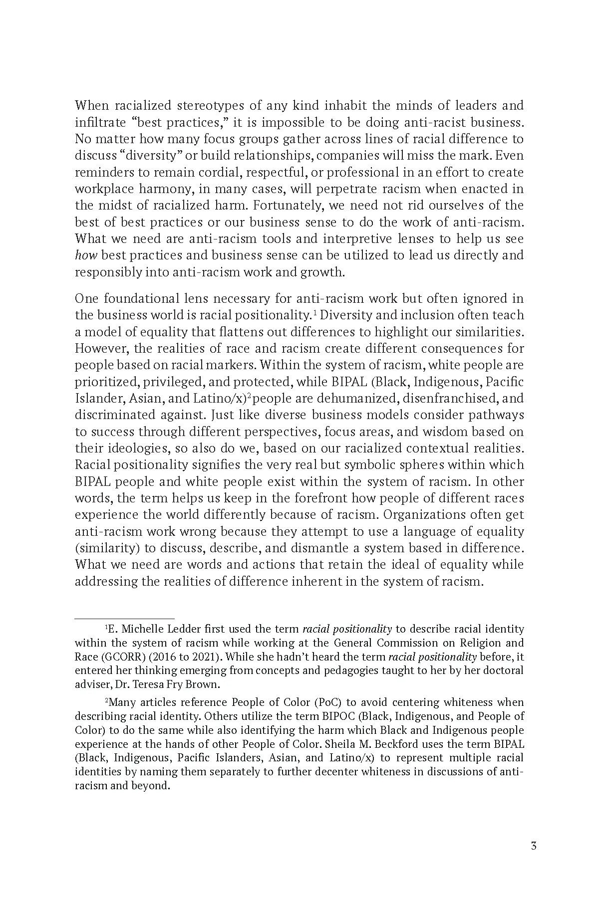 Doing Anti-Racist Business: Dislodging and Dismantling Racism with the 4REALS