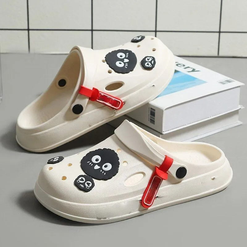 Elegant Cartoon Patterned Slippers