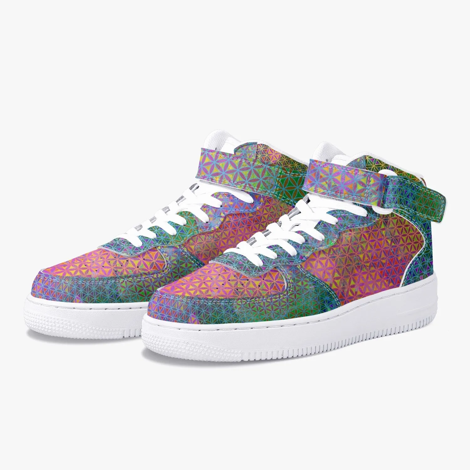 Flower of Life High-Top Sneakers