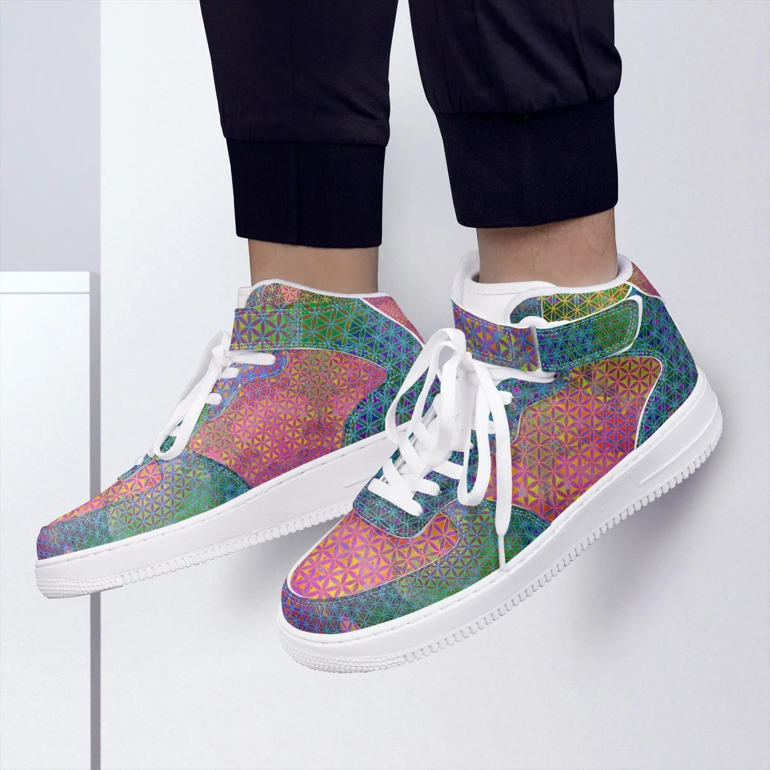 Flower of Life High-Top Sneakers