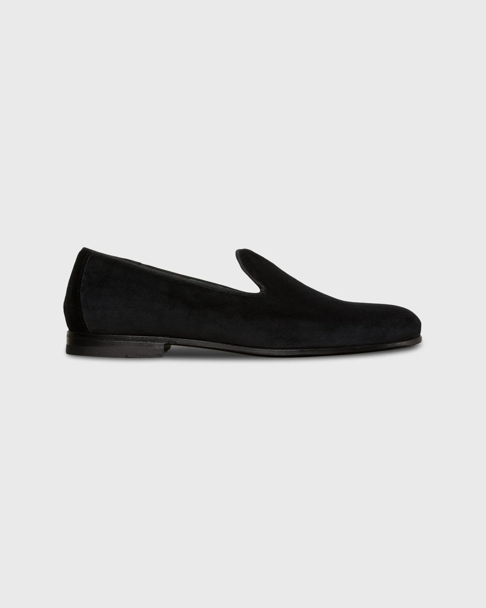 Formal Slipper in Black Velvet
