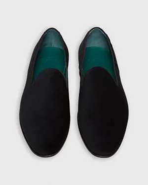 Formal Slipper in Black Velvet