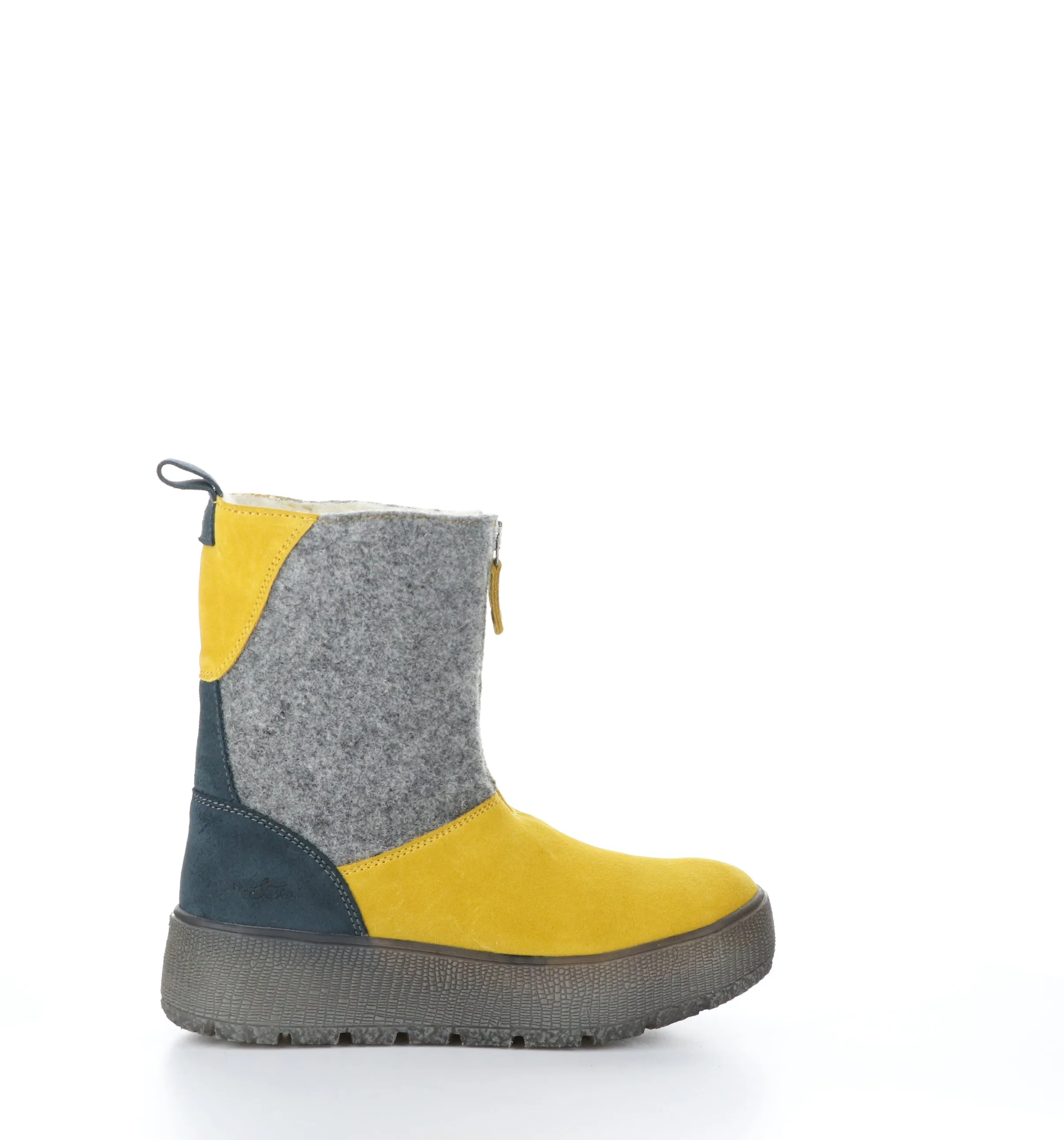 IGNITE Yellow/Grey/Petrol Zip Up Boots