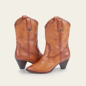 June Western Boot | Bronze