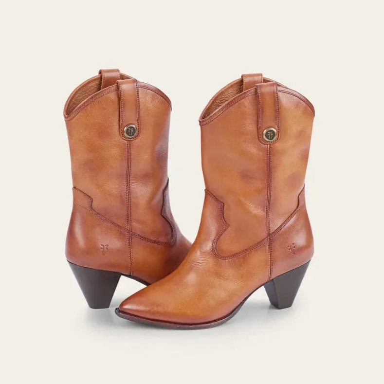 June Western Boot | Bronze
