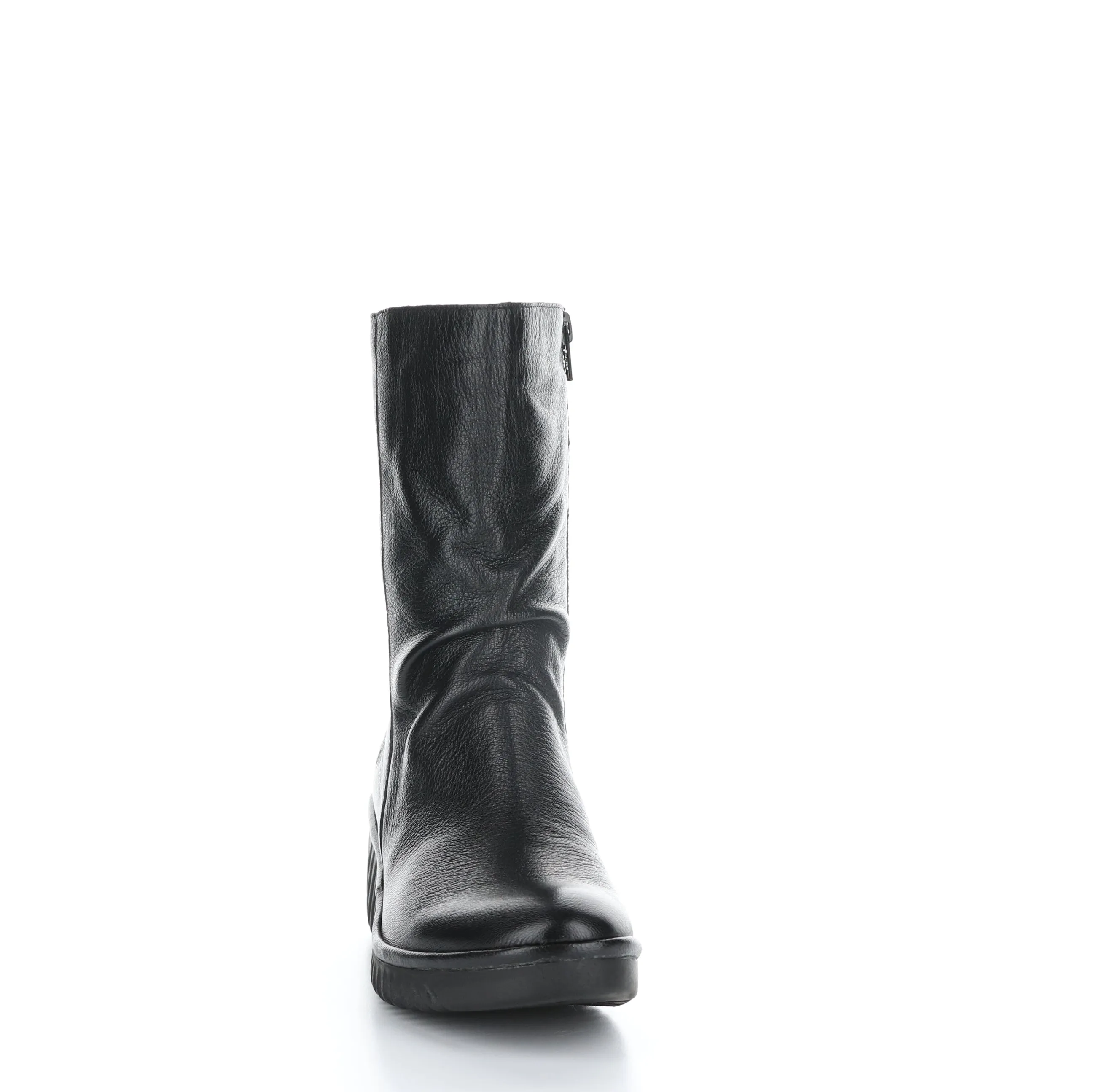 LEDE228FLY Black Zip Up Boots