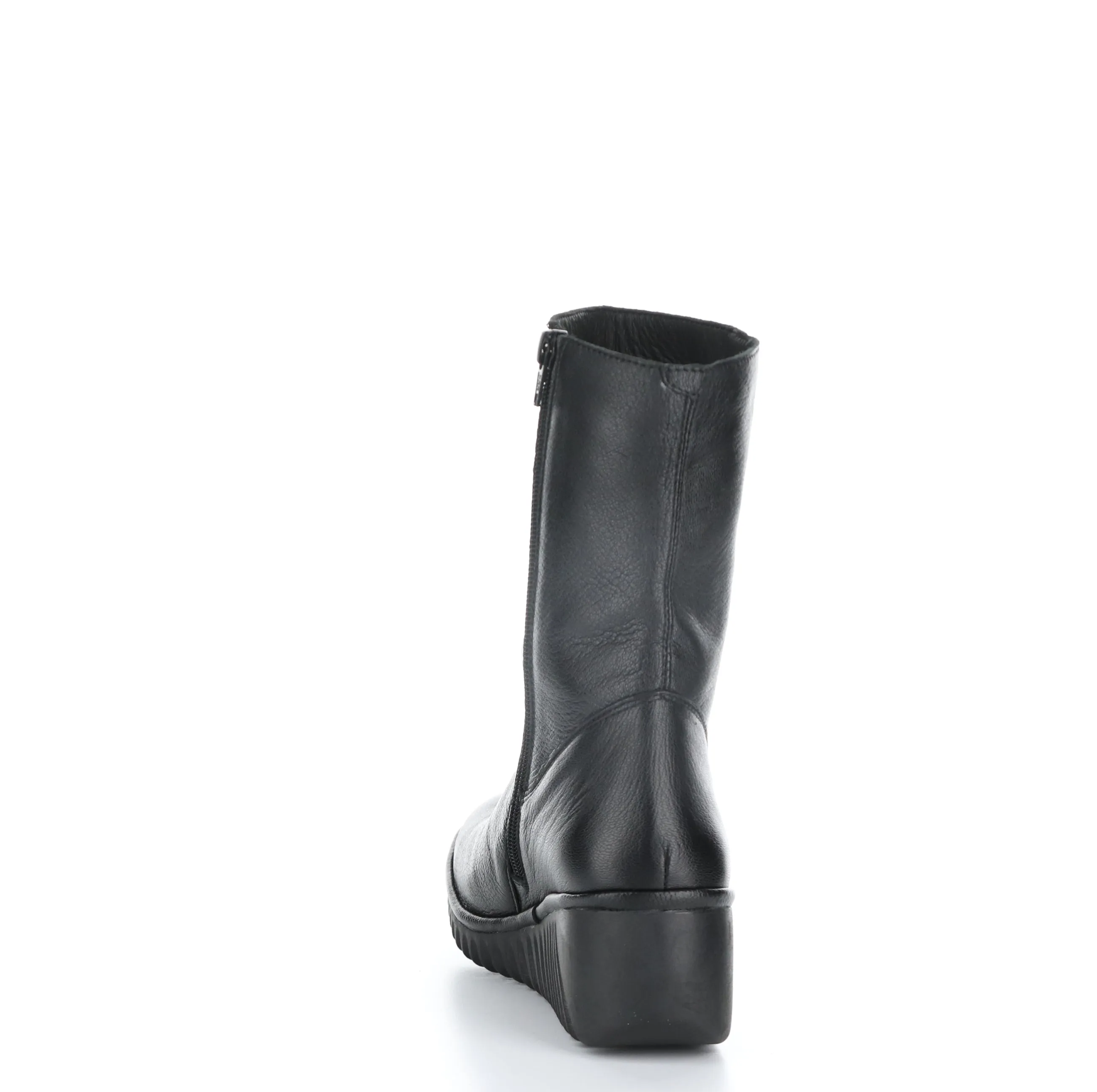 LEDE228FLY Black Zip Up Boots