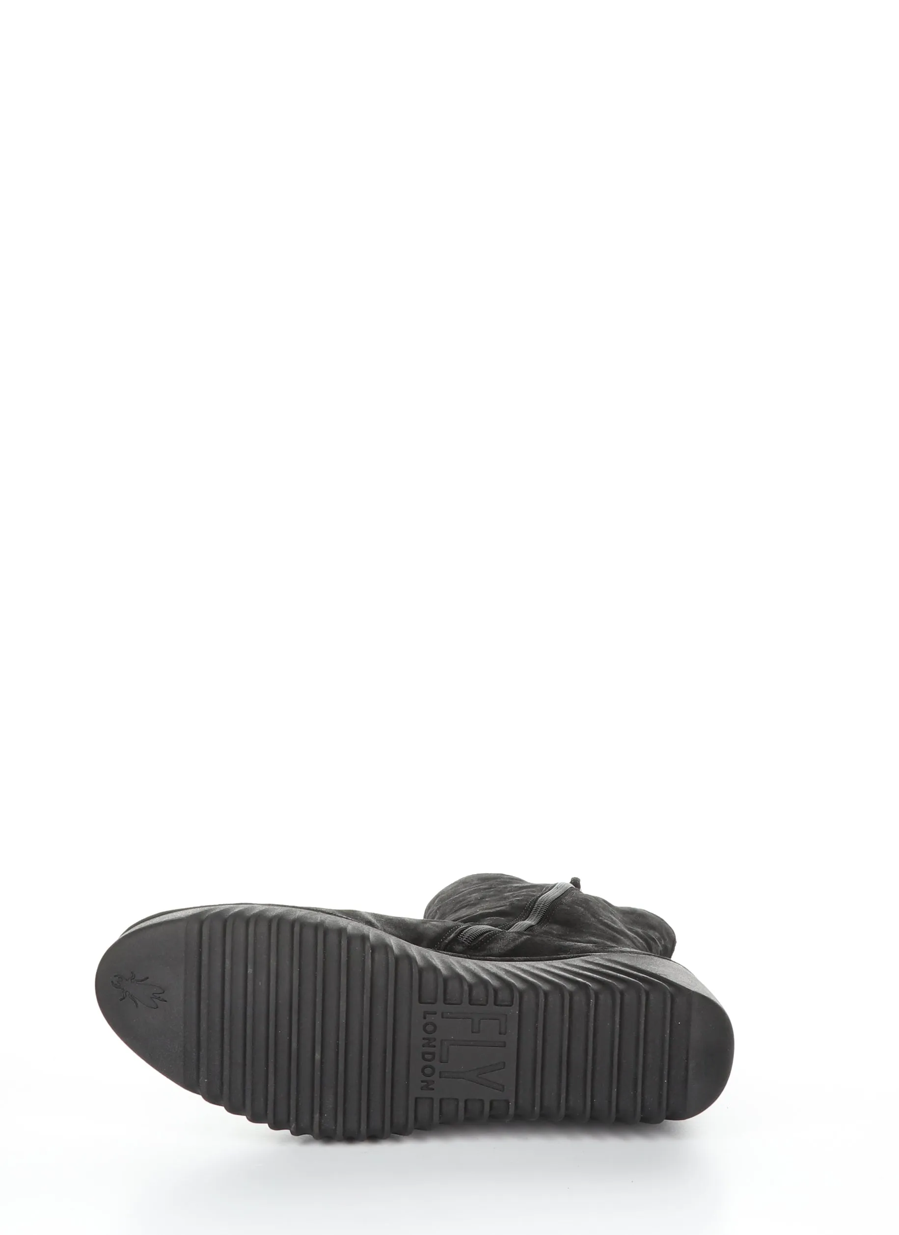 LEDE228FLY Black Zip Up Boots