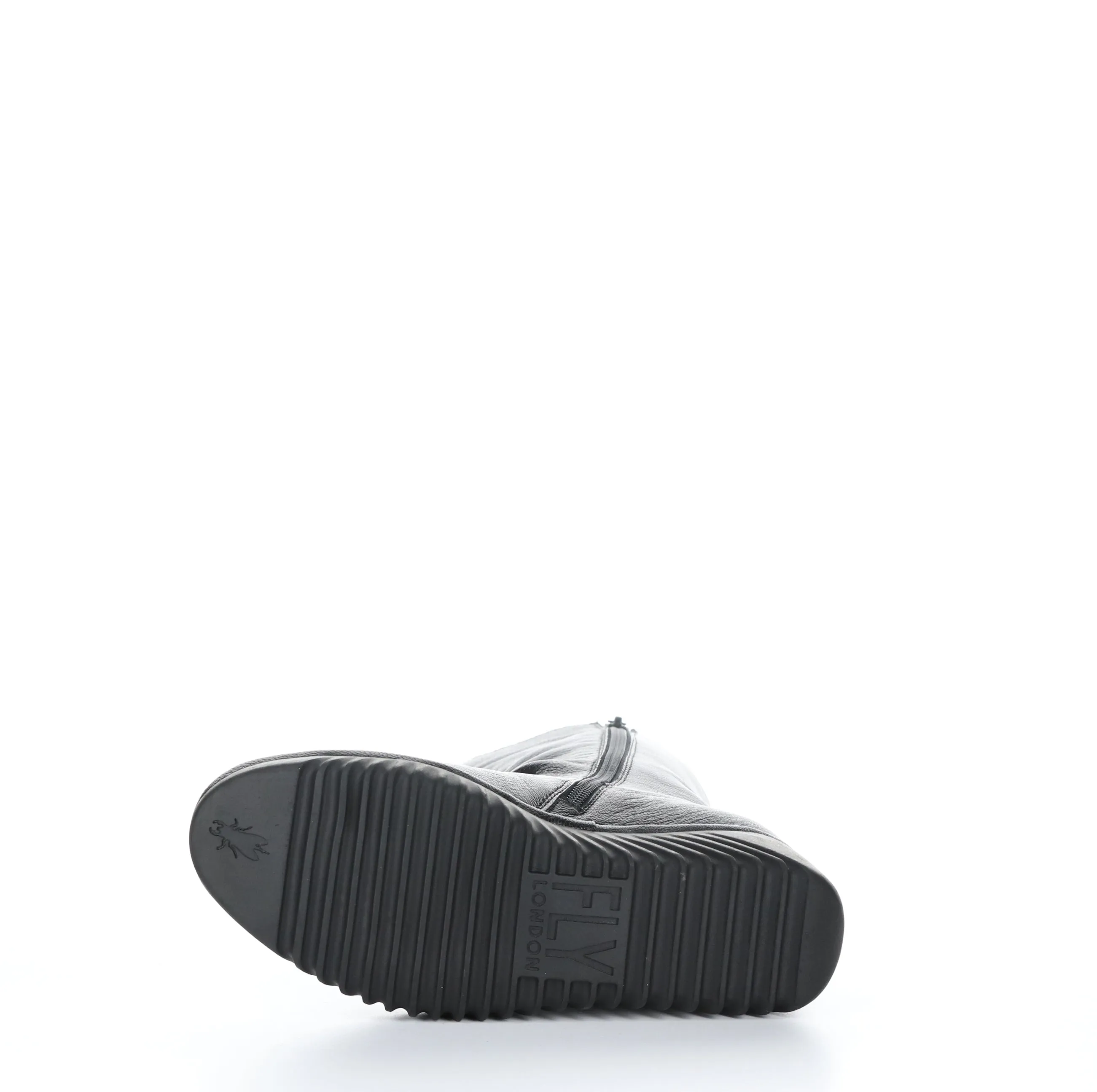 LEDE228FLY Black Zip Up Boots