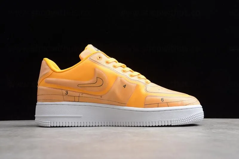 NikeWMNS Air Force 1 AF1 Low 07 LX  Blueprint - "Laser Orange
