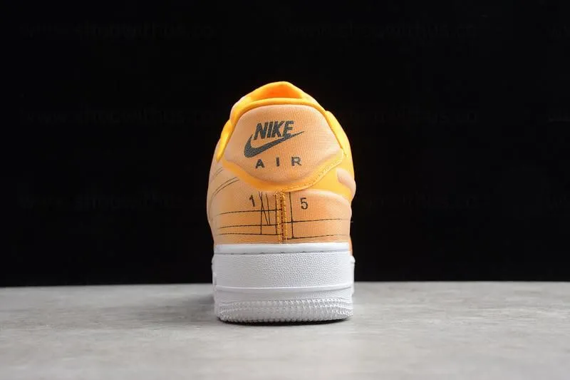 NikeWMNS Air Force 1 AF1 Low 07 LX  Blueprint - "Laser Orange