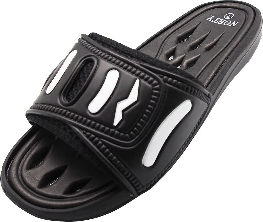 NORTY Mens 8-13 Black Sandal C1023