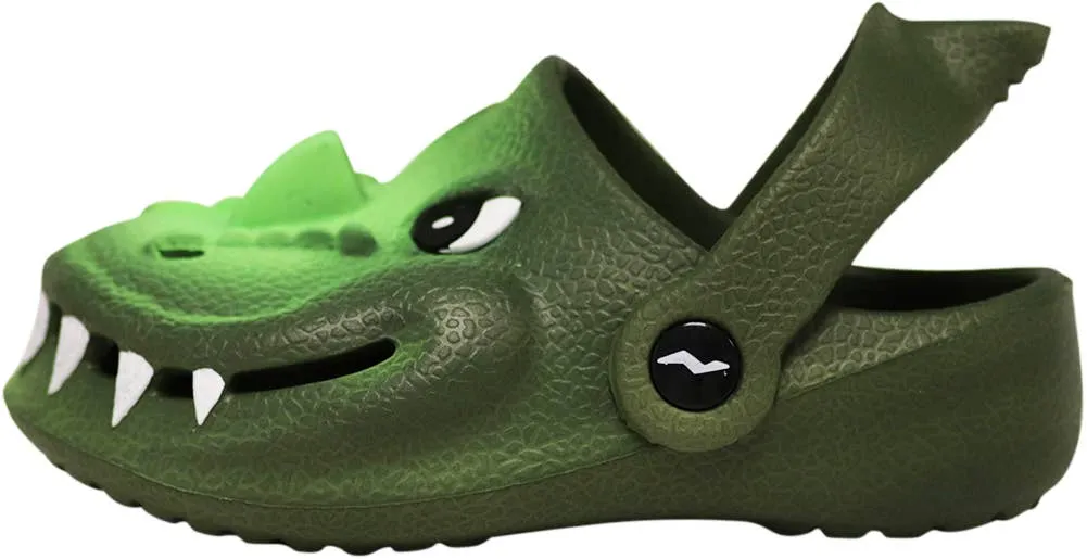 Norty TODDLER BOYS 6-11 CLOG ALLIGATOR GREEN