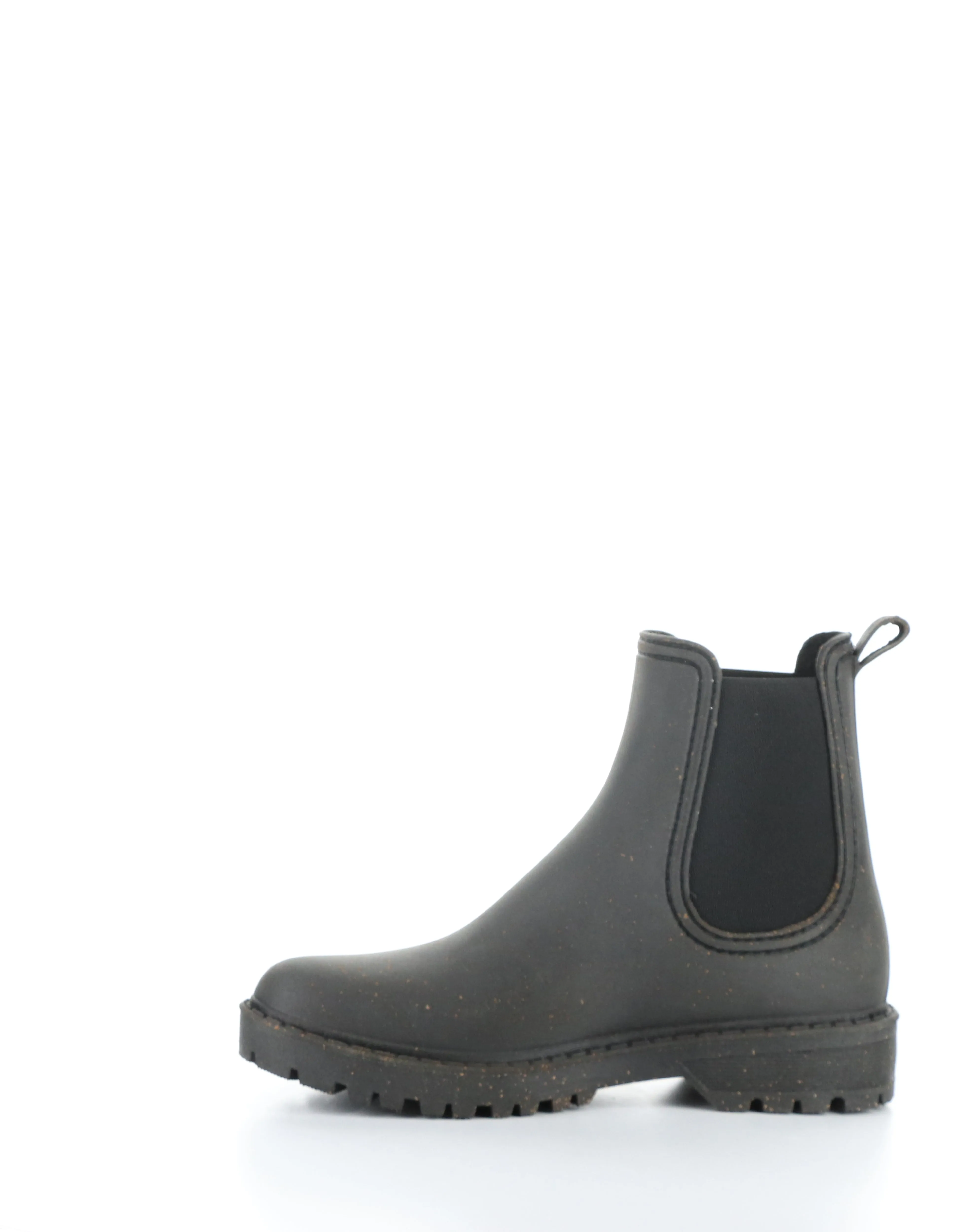 OAK274ASP 001 BLACK Round Toe Boots
