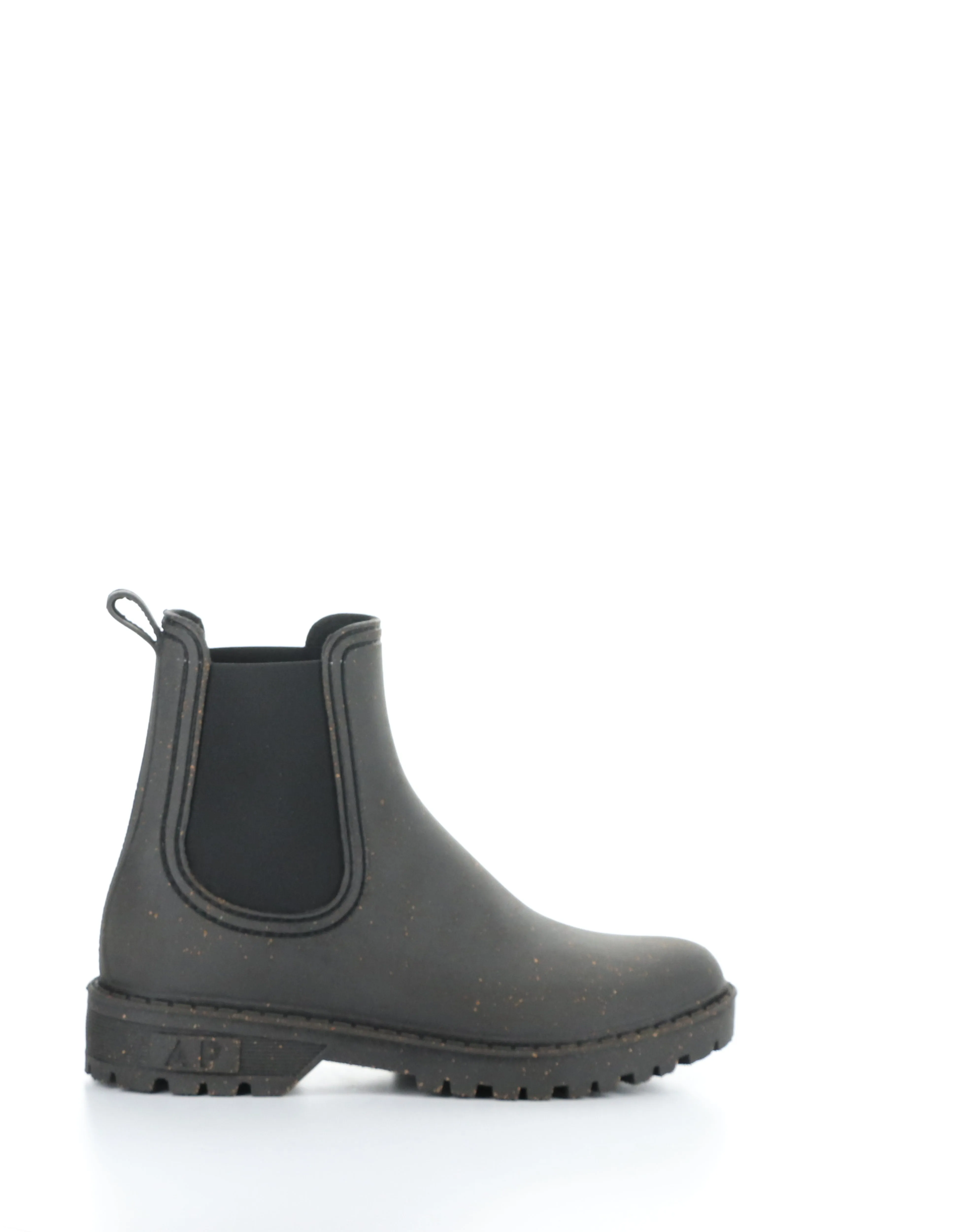 OAK274ASP 001 BLACK Round Toe Boots