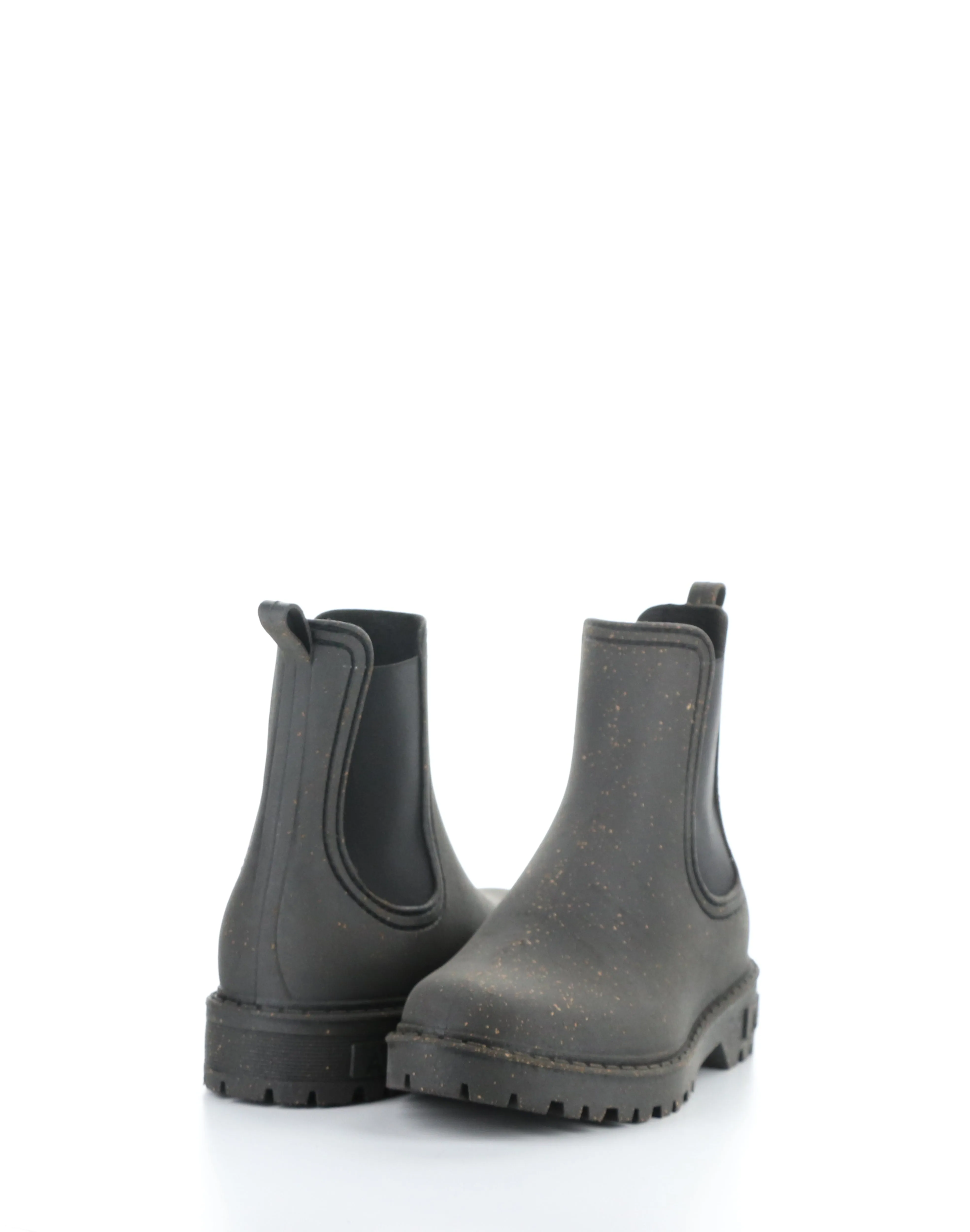 OAK274ASP 001 BLACK Round Toe Boots
