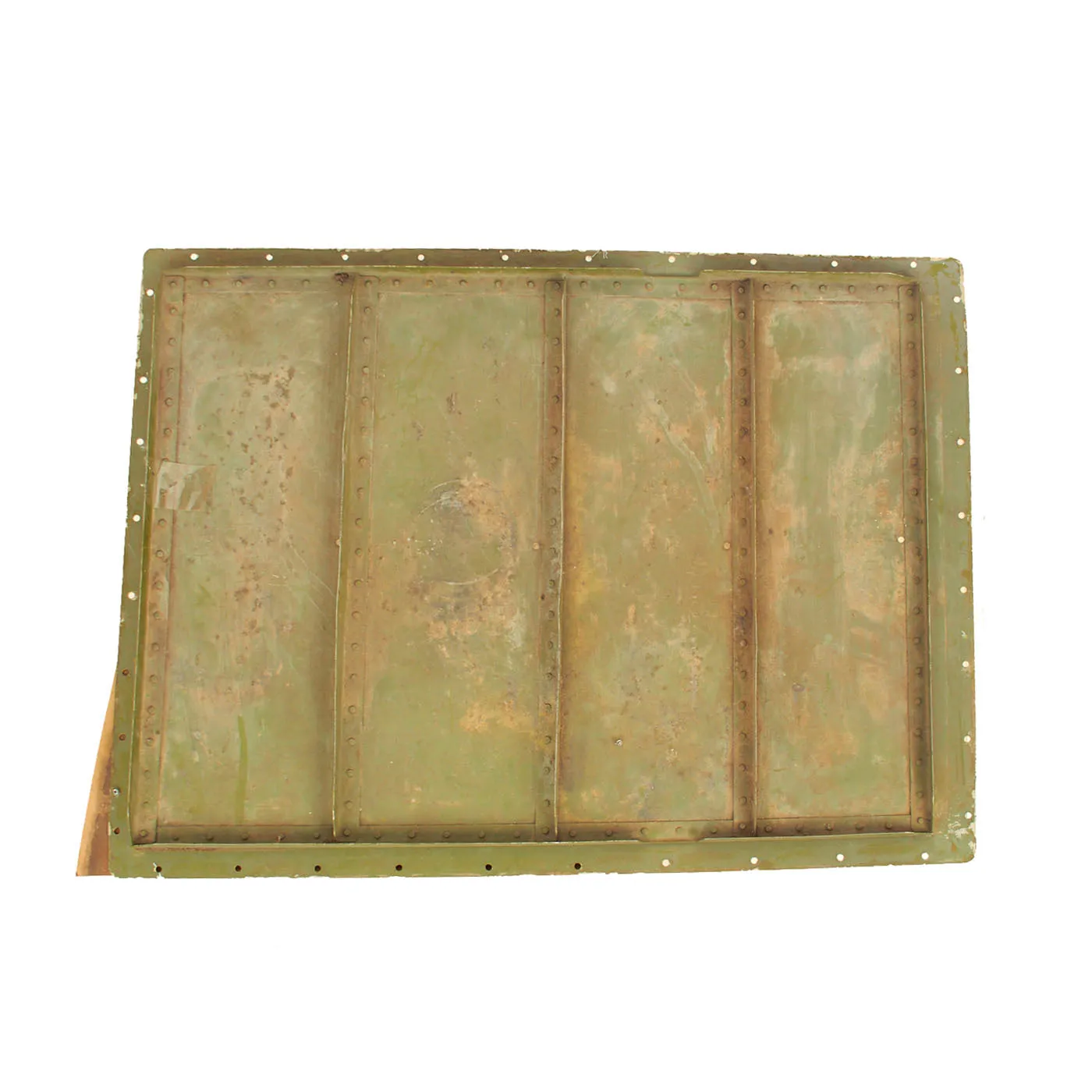 Original U.S. WWII Vultee BT-13 Valiant Trainer Aircraft Wing Panel Signed By Various Pilots and WWII Instructors