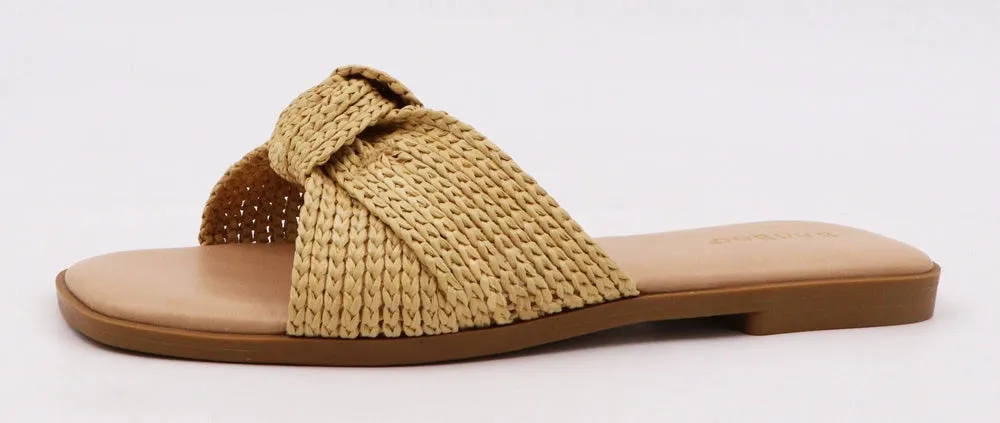 Raffia Knot Sandals