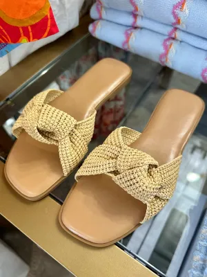 Raffia Knot Sandals