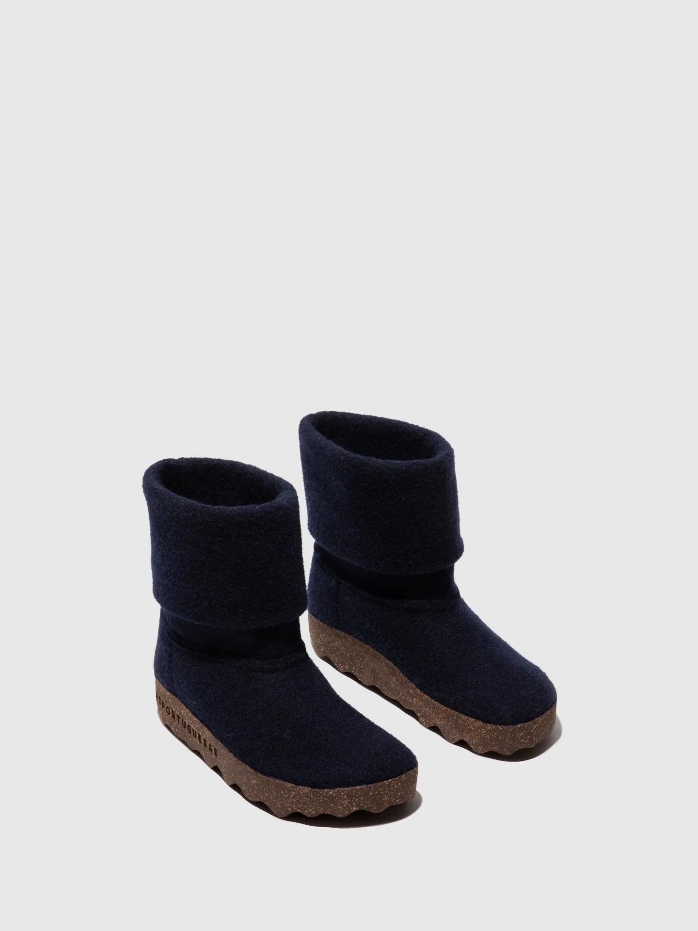 Round Toe Boots CADY NAVY