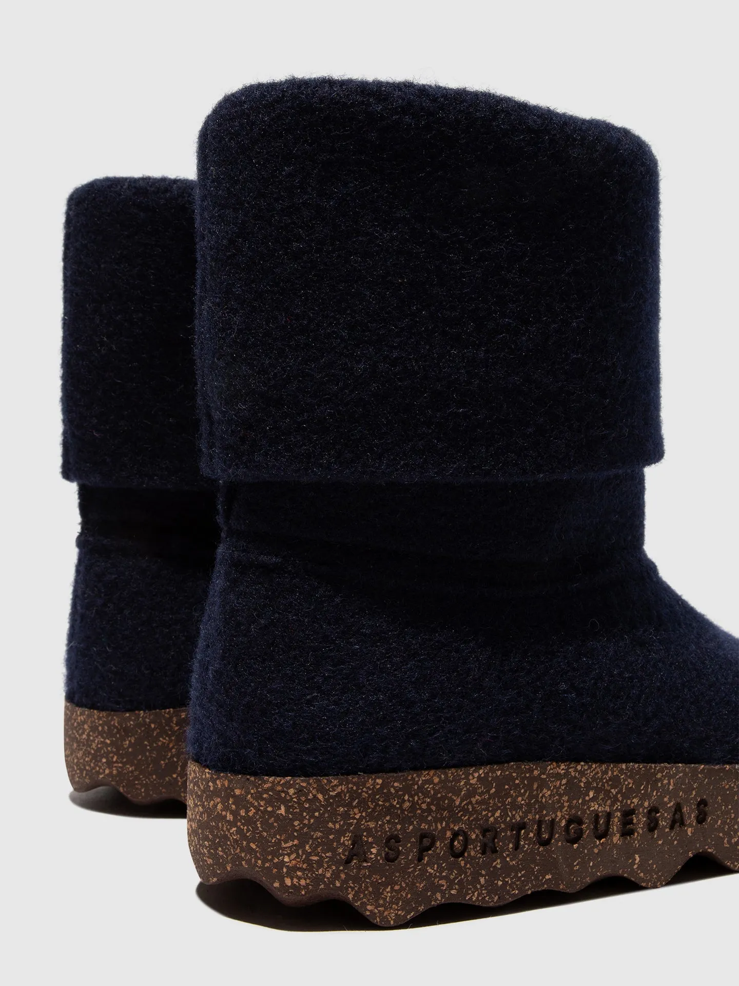 Round Toe Boots CADY NAVY