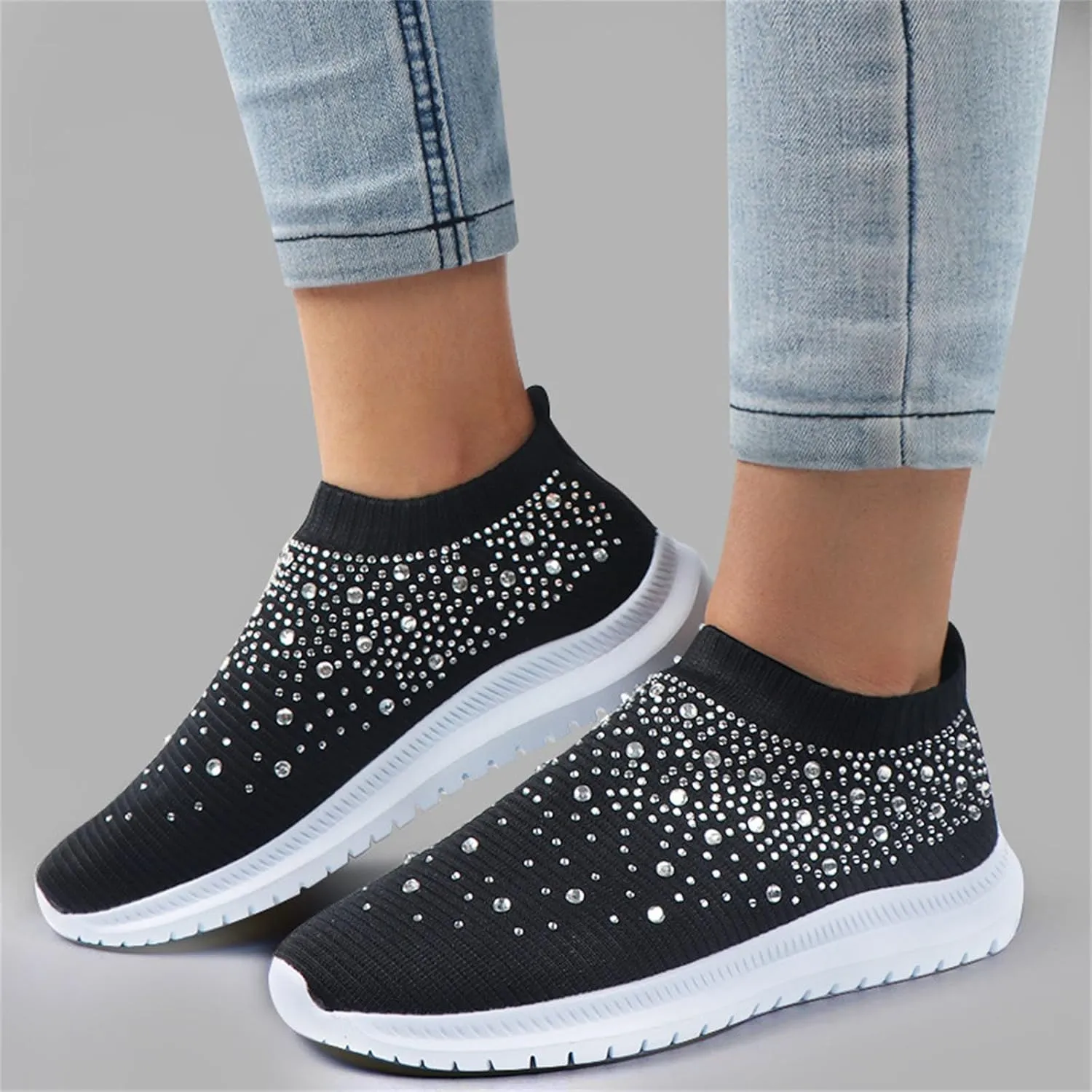 Shoes For Women Sneakers Slip On Athletic Walking Shoes Casual Comfortable Fashion Sneakers Running Gym Tennis Shoes