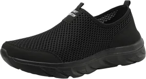 Slip On Mesh Sneakers for Men Breathable Cushion Sneakers Arch Support Workout Shoes Comfortable Walking Shoes