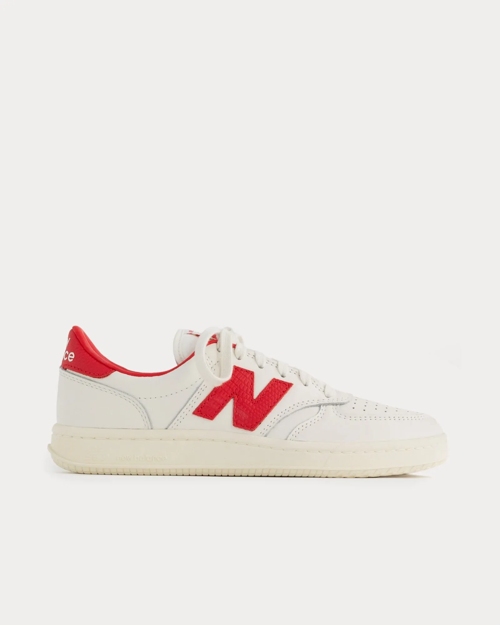 T500 Tennis Oxfords White / Red Low Top Sneakers